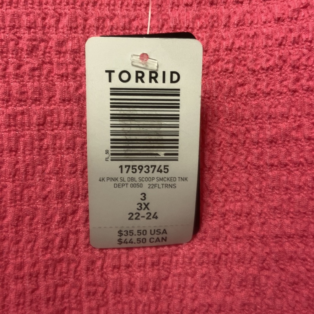 NWT Torrid Ribbed Tank - Picture 3 of 4
